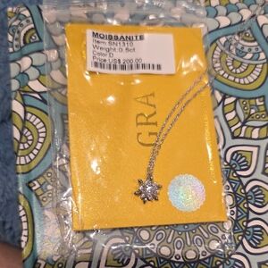 Moissanite Pendant Necklace